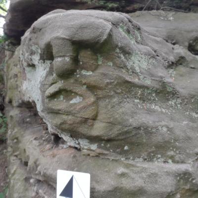 besston castle rock face