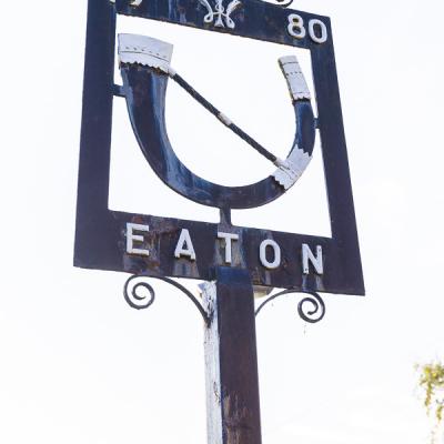Eaton near Tarporley   Village Sign