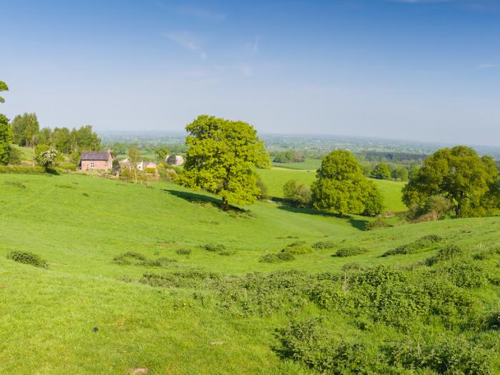 Panoramic View of the Cheshire Plain from the Pheasant Inn, Burwardsley 2