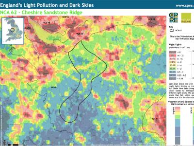 Dark Skies map for NCA62