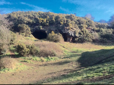 exterior upton caves