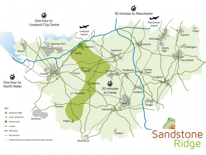 Sandstone Ridge contextual map