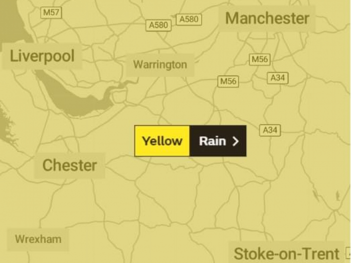 yellow weather warning